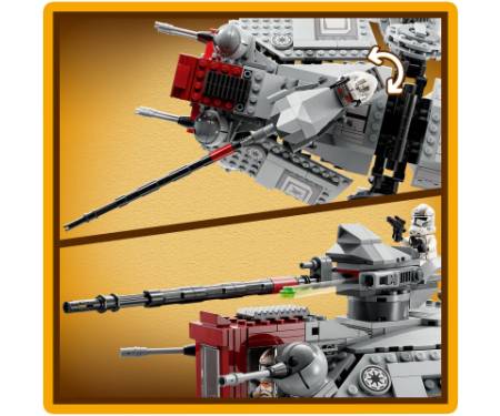 Конструктор LEGO Star Wars Крокохід AT-TE 1082 деталей (75337)