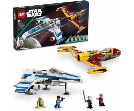 Конструктор LEGO Star Wars Винищувач Нової Республіки E-Wing проти Зоряного винищувача Шин Хаті 1056 деталей (75364)