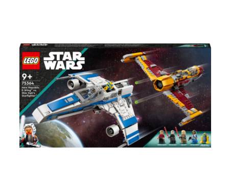 Конструктор LEGO Star Wars Винищувач Нової Республіки E-Wing проти Зоряного винищувача Шин Хаті 1056 деталей (75364)