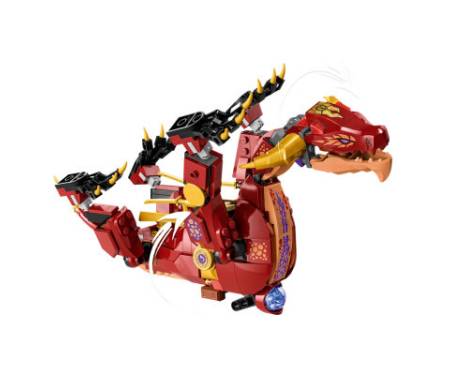 Конструктор LEGO Ninjago Вулканічний Дракон, що трансформує Хітвейва 479 деталей (71793)