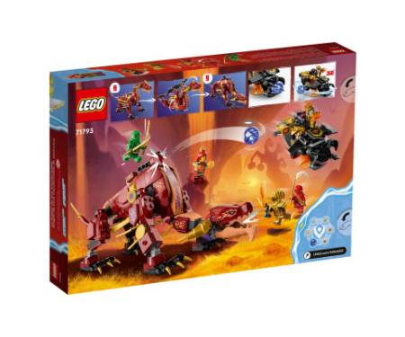 Конструктор LEGO Ninjago Вулканічний Дракон, що трансформує Хітвейва 479 деталей (71793)