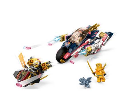 Конструктор LEGO Ninjago Перегоновий робобайк-трансформер Сори 384 деталей (71792)