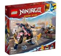 Конструктор LEGO Ninjago Перегоновий робобайк-трансформер Сори 384 деталей (71792)