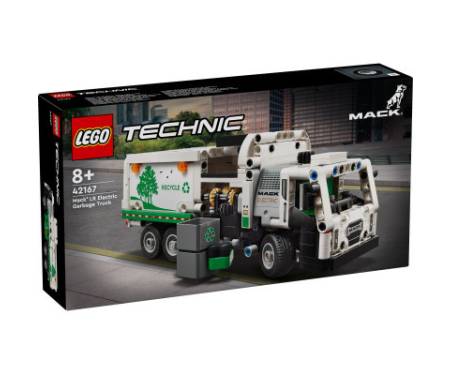 Конструктор LEGO Technic Сміттєвоз Mack LR Electric 503 деталей (42167)