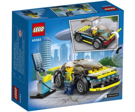 Конструктор LEGO City Електричний спортивний автомобіль 95 деталей (60383)