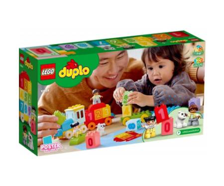 Конструктор LEGO Duplo Потяг із цифрами — вчимося рахувати 23 деталі (10954)