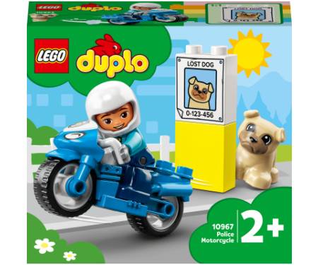 Конструктор LEGO DUPLO Town Поліцейський мотоцикл 5 деталей (10967)