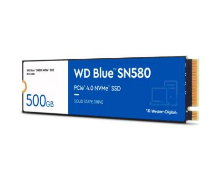 Накопичувач SSD M.2 2280 500GB SN580 Blue WD (WDS500G3B0E)