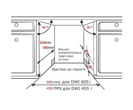 Посудомийна машина Interline DWI 605 L (DWI605L)