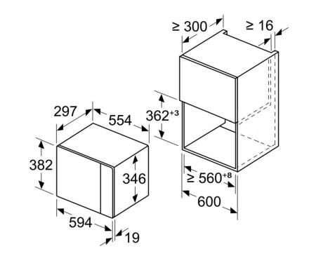 Микроволновая печь Bosch BFL524MB0