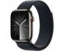 Apple Watch Series 9 GPS + Cellular 45mm Graphite S. Steel Case w. Midnight S. Loop (MRQN3+MT593) 1