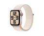 Apple Watch SE 2 GPS + Cellular 40mm Starlight Aluminum Case w. Starlight Sport Loop (MRG33/MRG43) 1