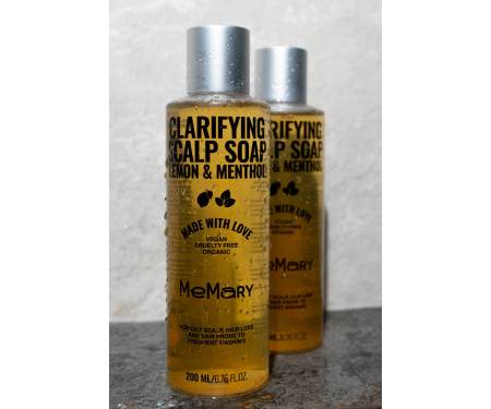 Очищающий шампунь детокс для кожи головы «Лимон и Ментол» 200ml 3