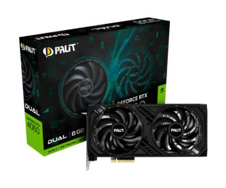 Відеокарта Palit RTX 4060 DUAL 8GB (NE64060019P1-1070D)