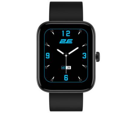 Смарт-годинник 2E Alpha SQ Music Edition 46mm Black (2E-CWW40BK)