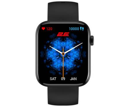 Смарт-годинник 2E Wave Plus 47 mm Black (2E-CWW12BK)