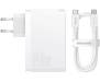 Мережевий зарядний пристрій Baseus GaN5 Pro Fast Charger 2C+U 140W White w/Type-C to Type-C cable (CCGP100202) 1