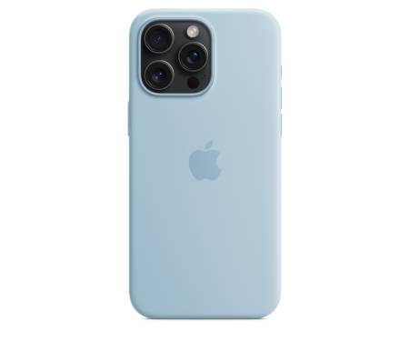 Чехол для Apple iPhone 15 Pro Max Silicon Case with MagSafe - Light Blue (MWNR3) 4