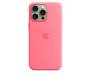 Чехол для Apple iPhone 15 Pro Max Silicon Case with MagSafe - Pink (MWNN3) 1