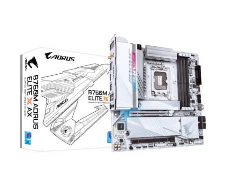 Материнська плата GIGABYTE B760M AORUS ELITE X AX (B760M A ELITE X AX)