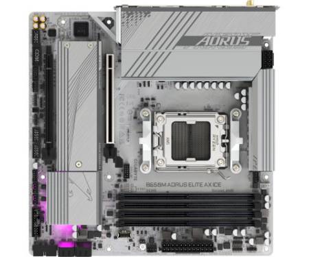 Материнська плата GIGABYTE B650M AORUS ELITE AX ICE (B650M A ELITE AX ICE)