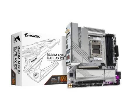 Материнська плата GIGABYTE B650M AORUS ELITE AX ICE (B650M A ELITE AX ICE)