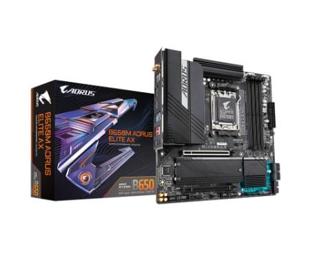 Материнська плата GIGABYTE B650M AORUS ELITE AX