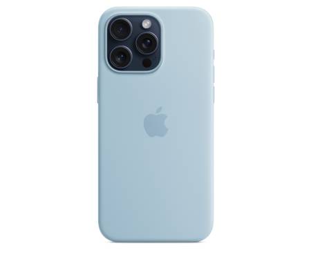 Чохол для Apple iPhone 15 Pro Max Silicon Case with MagSafe - Light Blue Copy 2