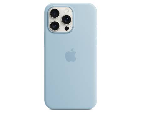 Чохол для Apple iPhone 15 Pro Max Silicon Case with MagSafe - Light Blue Copy 3
