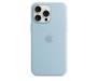 Чохол для Apple iPhone 15 Pro Max Silicon Case with MagSafe - Light Blue Copy 3