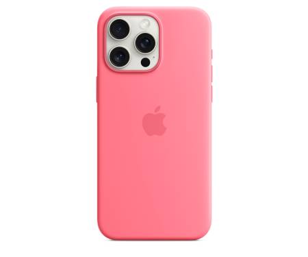 Чохол для Apple iPhone 15 Pro Max Silicon Case with MagSafe - Pink Copy 3