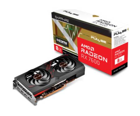 Відеокарта Sapphire Radeon RX 7600 8Gb PULSE (11324-01-20G)