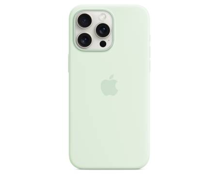 Чехол для Apple iPhone 15 Pro Silicon Case with MagSafe - Soft Mint (MWNL3) 3