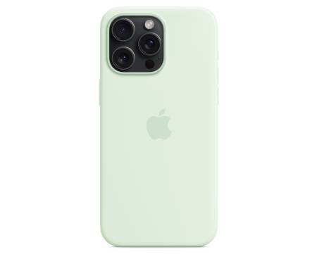 Чехол для Apple iPhone 15 Pro Silicon Case with MagSafe - Soft Mint (MWNL3) 4