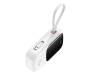 Power Baseus Qpow Pro+ 20000mAh 22.5W with Built-in USB-C Cable White (P10067103213-00) 3