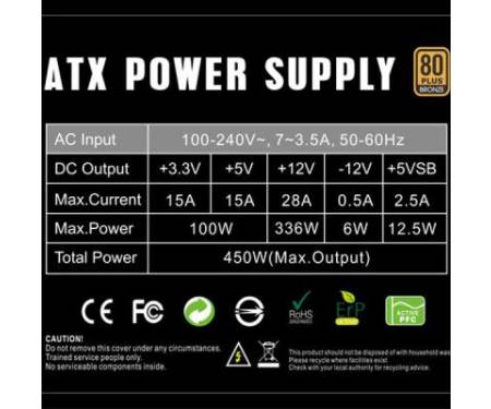 Блок живлення Gamemax 450W (GP-450)