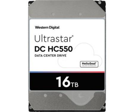 Жорсткий диск для сервера 16TB SATA 7200 256MB DC HC550 WD (0F38462)