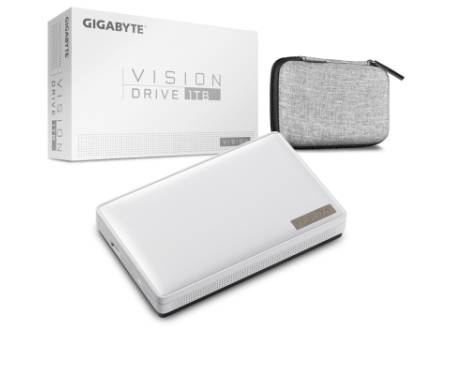 Накопичувач SSD USB-C 1TB VISION DRIVE GIGABYTE (GP-VSD1TB)