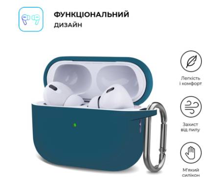 Чохол для навушників Armorstandart Hang Case для Apple AirPods Pro 2 Lake Blue (ARM68598)