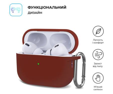 Чохол для навушників Armorstandart Hang Case для Apple AirPods Pro 2 Scarlet (ARM68599)