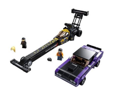 Конструктор LEGO Speed Champions Mopar Dodge//SRT Top Fuel Dragster and 1970 (76904)