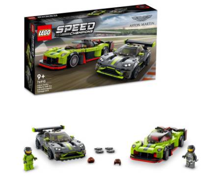 Конструктор LEGO Speed Champions Aston Martin Valkyrie AMR Pro і Aston Martin Vantage GT3 592 деталі (76910)