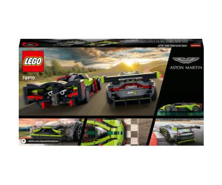 Конструктор LEGO Speed Champions Aston Martin Valkyrie AMR Pro і Aston Martin Vantage GT3 592 деталі (76910)