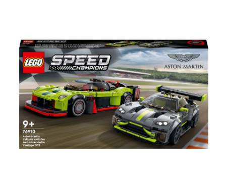 Конструктор LEGO Speed Champions Aston Martin Valkyrie AMR Pro і Aston Martin Vantage GT3 592 деталі (76910)