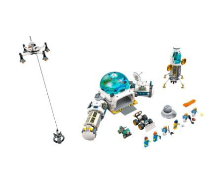 Конструктор LEGO City Space Місячна наукова база 786 деталей (60350)