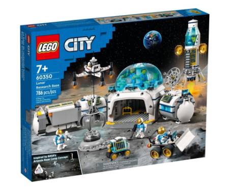 Конструктор LEGO City Space Місячна наукова база 786 деталей (60350)
