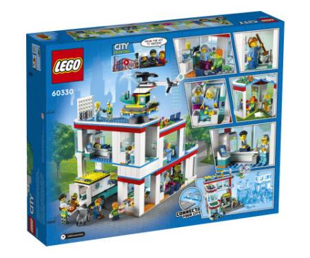 Конструктор LEGO City Лікарня 816 деталей (60330)