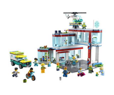Конструктор LEGO City Лікарня 816 деталей (60330)