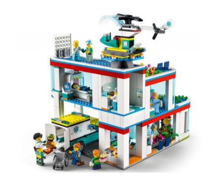 Конструктор LEGO City Лікарня 816 деталей (60330)