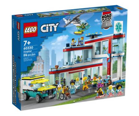 Конструктор LEGO City Лікарня 816 деталей (60330)
